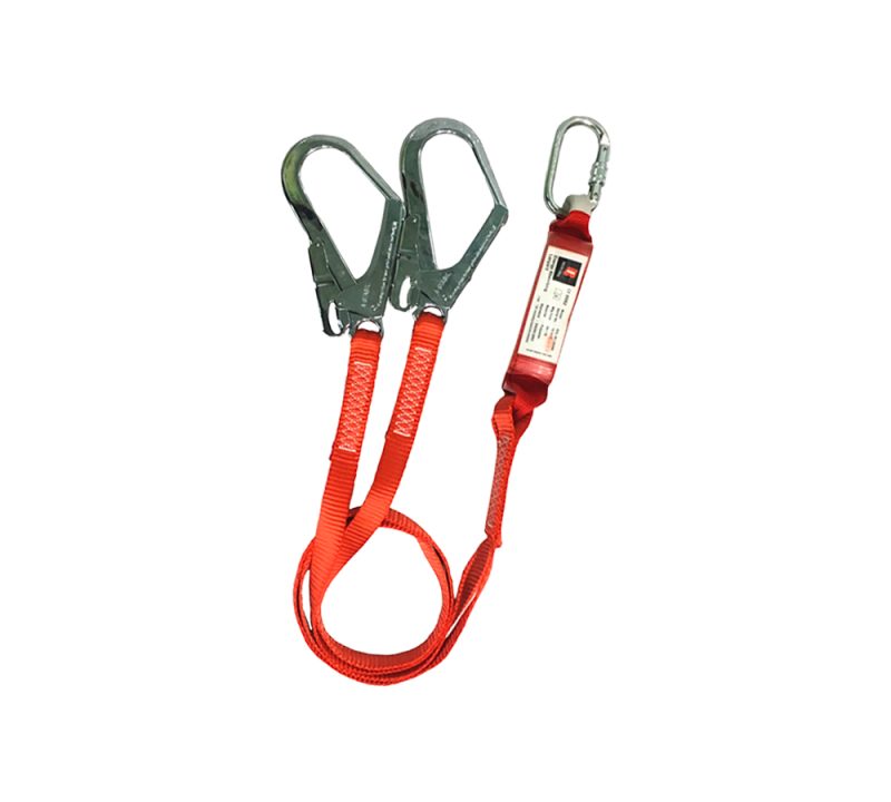 เช่า เซต 6 ชุดอุปกรณ์ที่สูง หมวกนิรภัย เข็มขัดเต็มตัว และ Lanyard 2 ตะขอ - Image 4