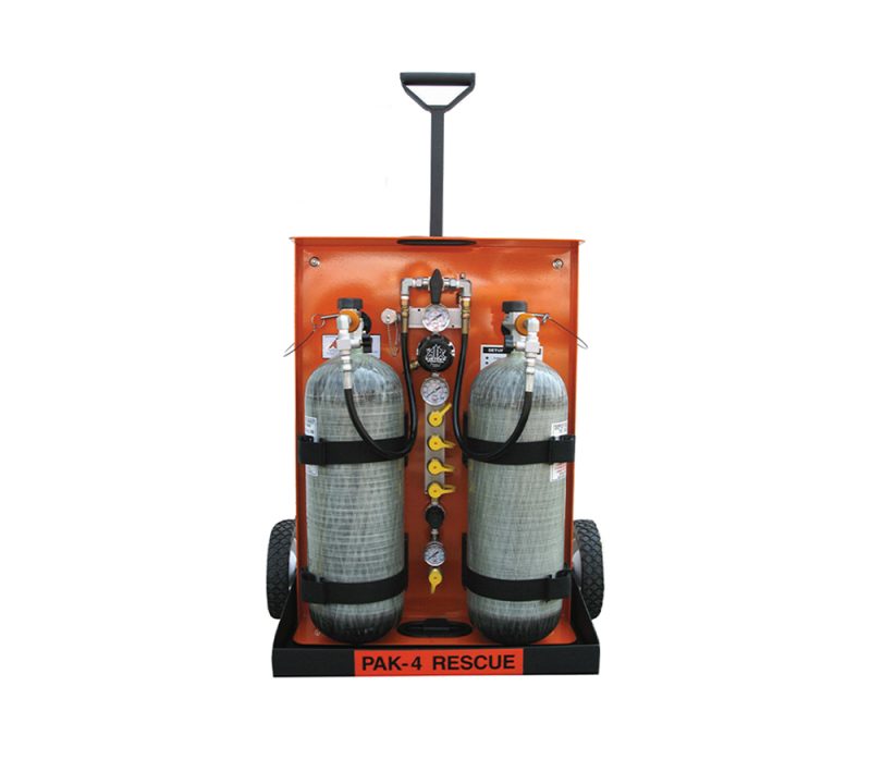 6.1 Airline PORTA-PAK™ Rescue Cart รุ่น PAK-4R™ ถังอากาศ ขนาด 6.8 ลิตร ยี่ห้อ SURVIVAIR : SPERIAN
